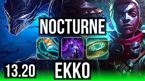 Nocturne Vs Ekko Jng 66 Winrate 11313 Legendary Br