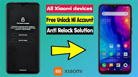 Anti Relock Mi Account All Xiaomi Redmi Easy And Safe Youtube