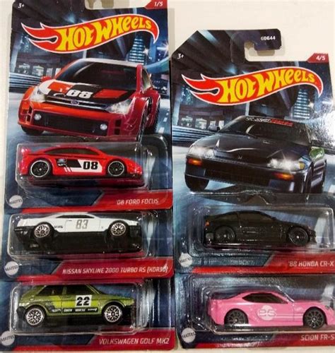 Hot Wheels Nightburnerz Nissan Honda Set Hobbies Toys Toys Games On Carousell