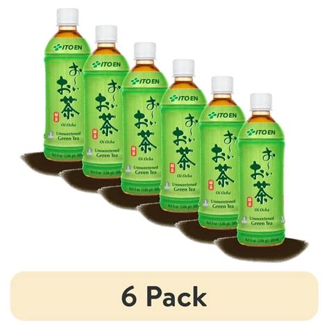 6 Pack Ito En Oi Ocha Green Tea 169 Fl Oz Naturally Caffeinated