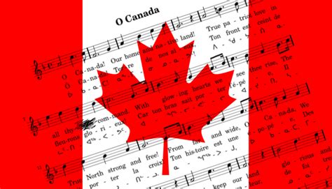 Printable O Canada Lyrics Printable Cards