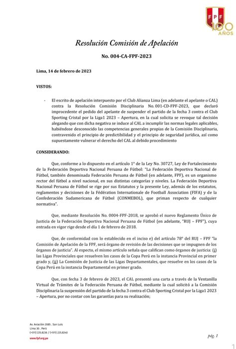 Diego Sotomayor s tweet Alianza Lima había solicitado a la