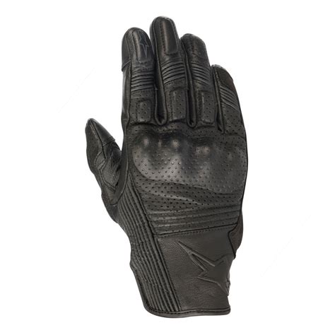 Alpinestars Mustang V2 Leather Gloves Black Two Wheel Centre FREE