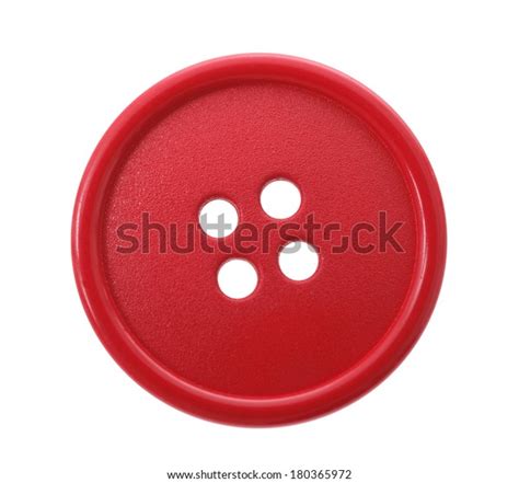 Single Red Button On White Stock Photo 180365972 Shutterstock