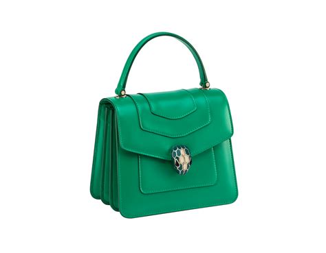 Serpenti Forever Top Handle Calf Leather 293051 Bags Bulgari