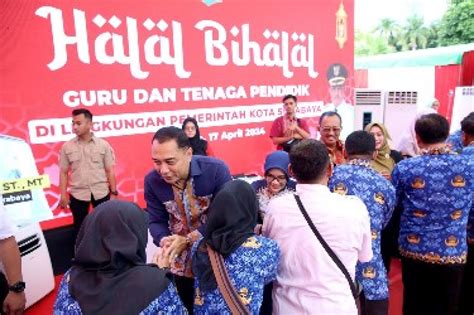 Wali Kota Eri Cahyadi Ingin Momen Halal Bihalal Bersama Guru Jadi