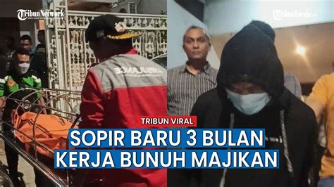 Terjadi Di Sunter Sopir Bunuh Majikan Lansia Karena Sakit Hati YouTube