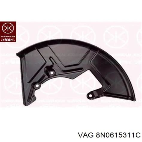 8N0615311C VAG защита тормозного диска переднего левого
