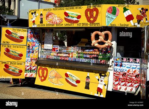 Hot Dog Stand Washington Dc Usa Stock Photo Alamy