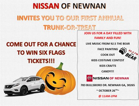 Nissan Of Newnans Trunk Or Treat Nissan Of Newnan October 26 2019