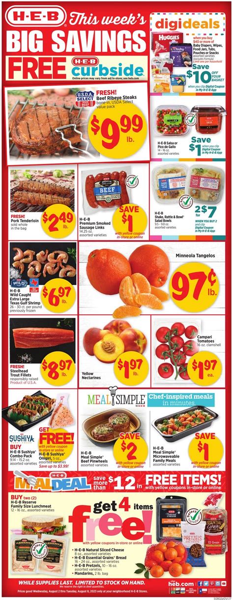Heb Weekly Ad Aug 2 8 2023 Weeklyads2