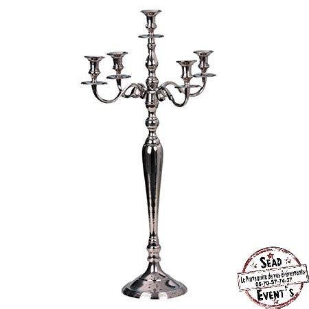 Location Chandeliers ARGENTé 80cm Landes et Pyrénéens Atlantiques