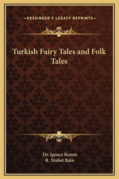 Turkish Fairy Tales And Folk Tales Hardcover