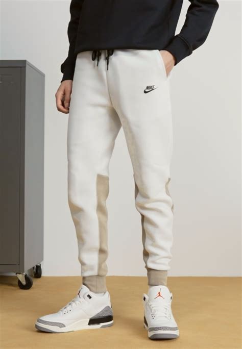 Nike Sportswear Tracksuit Bottoms Summit White Khaki Black Off White