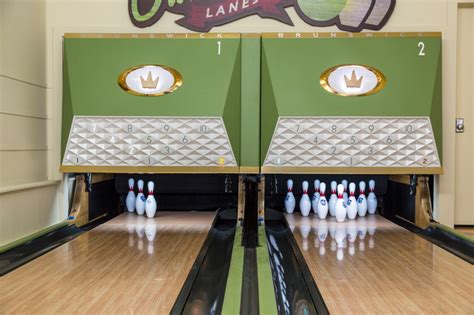 Vintage 1950s Equipment Restored for Retro Home Bowling Alley - Midcentury - Living Room ...