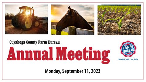 2023 Cuyahoga County Farm Bureau Annual Meeting Ohio Farm Bureau