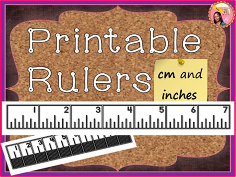 Printable Rulers For Students