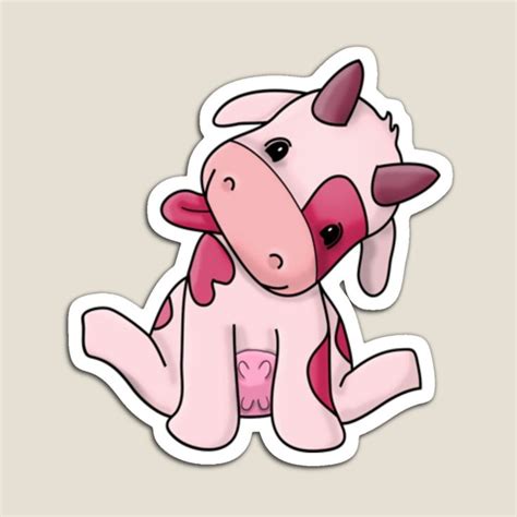 Strawberry Cow Pow Magnet For Sale By Safwen Daghsen Graffiti