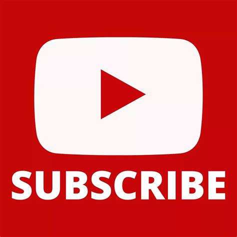 Youtube Subscribe Button Free Vector Graphic