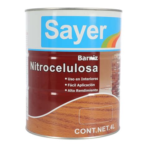 SELLADOR DE NITROCELULOSA DE 4 L PARA MADERA TRANSPARENTE The Home