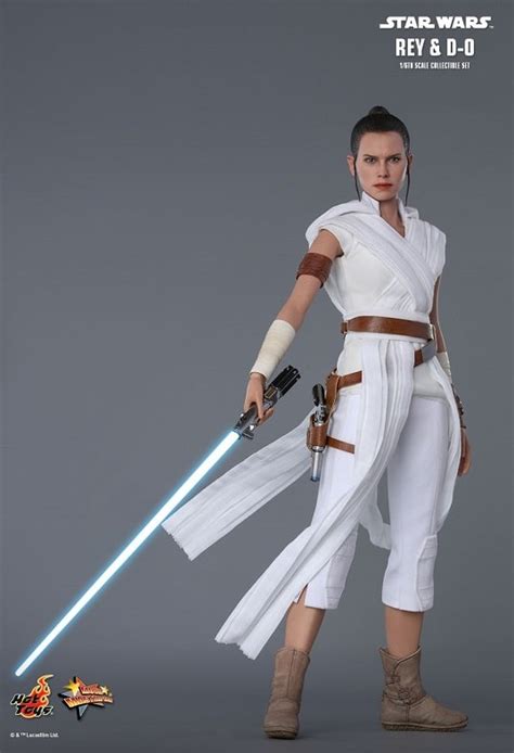 REY AND D O Scale Figure MMS STAR WARS THE RISE OF SKYWALKER HOT TOYS Cawette Jones