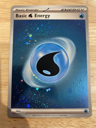 Pokémon 151 Basic Water Energy Holo 003 Pokémon TCG eBay