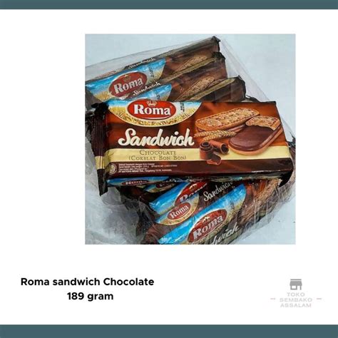 Jual Roma Sandwich Chocolate Gram Roma Sandwich Coklat Shopee