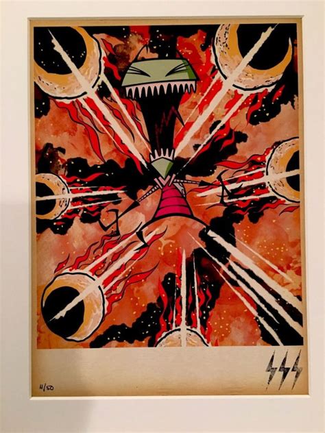 Invader Zim Giclee Sdcc Art You Grew Up With In Justin Motto S