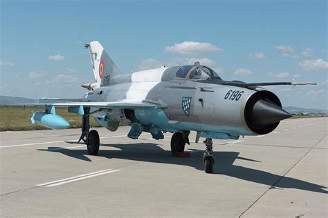 Romanian Air Force Mig 21 Lancer Photograph By Simone Marcato Fine