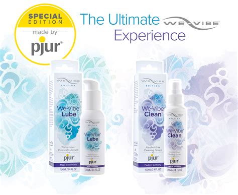 Pjur And We Vibe Partner To Create New Co Branded Lube And Cleaner