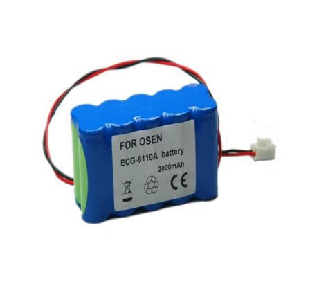 Nimh Battery V Mah Compatible For Osena Ecg Bat Ecg A