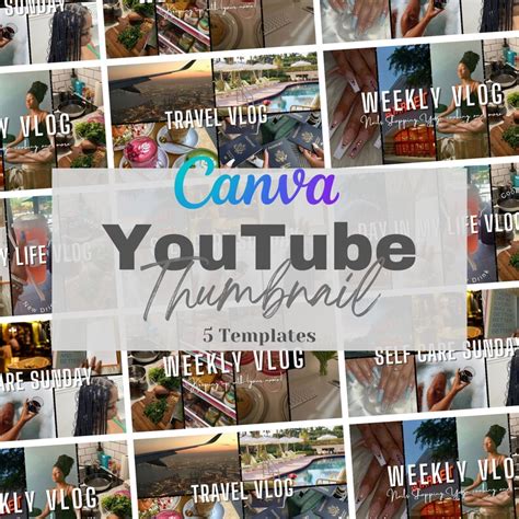 Youtube Thumbnail Bundle Templates Youtube Channel Branding Kit