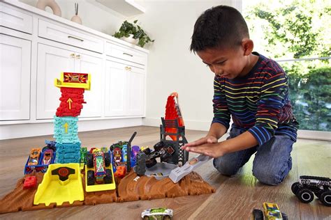 Automobilių trasos dalis Hot Wheels Monster Trucks Arena Smashers Semi Finals kaina pigu lt