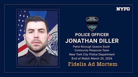 Suspects In Shooting Death Of Nypd Officer Jonathan Diller Identified Have Lengthy Records