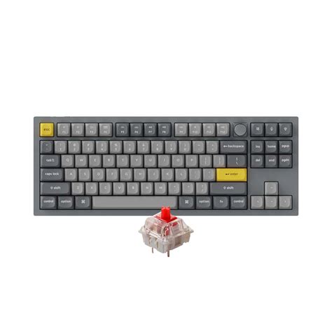 Bàn Phím Cơ Tkl Keychron Q3 Full Assembled Knob Silver Grey Gateron G