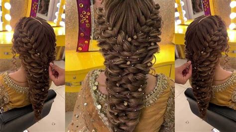 Kashees Bridal Hairstyle For Long Hair Kashees Braid Hairstyle Step