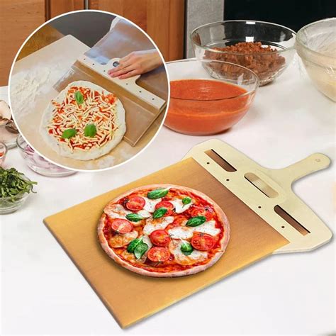 Pelle Pizza Coulissante Avec Poign E Outils De Cuisson Nouvelle