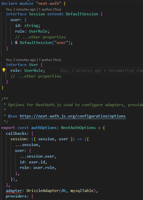Extend Next Auth Session With Drizzle Adapter Theo S Typesafe Cult