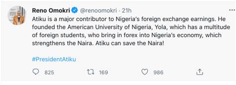 Reno Omokri Reveals The Only Presidential Candidate Who Can Save The