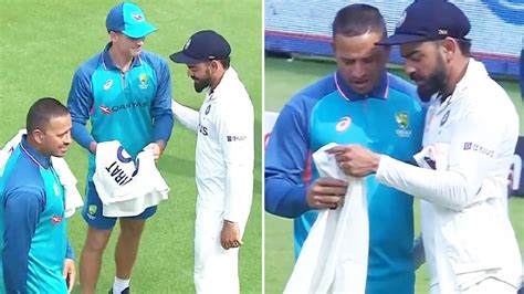 Virat Kohli S Classy Gesture For Australia After Draw In Fourth Test