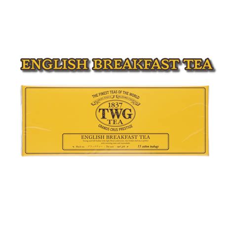 Twg English Breakfast Tea 15 Tea Bags