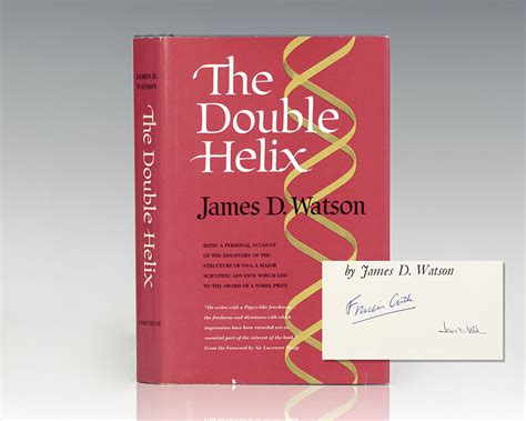 The Double Helix James D Watson Francis Crick First Edition Signed