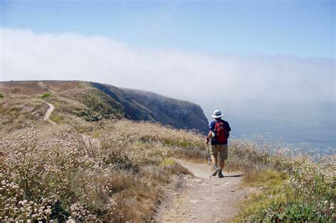 Jason hiking Channel Islands National Park - Empty Nesters Hit the Road