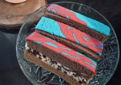 Resep Trio ChocoMoca Batik Cake Oleh Atikah Hafni Cookpad