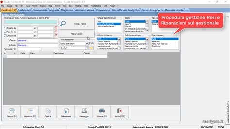 Plugin Gestione Resi E Riparazioni RMA Ready Pro Manuale Utente