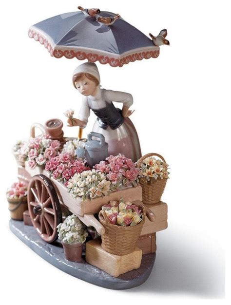 Lladro Flowers Of The Season Figurine 01001454 Contemporary