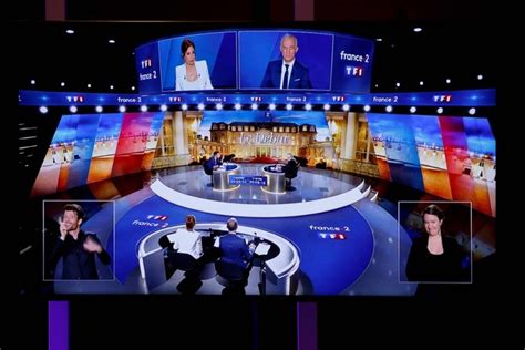 Macron Le Pen Clash On Russia Eu In Angry Tv Debate Arab News