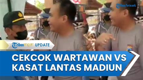 Viral Kasat Lantas Madiun Ngamuk Ke Wartawan Diduga Lecehkan Istrinya