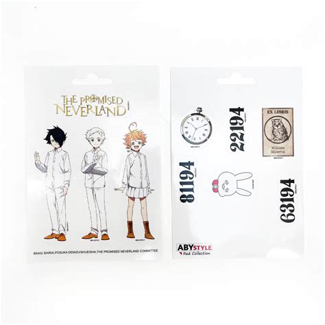 Samolepky The Promised Neverland Orphans 2ks Tipy na originální dárky