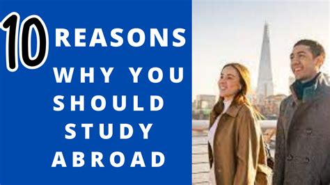 10 Reasons Why You Should Study Abroad